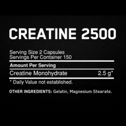 Креатин Optimum Nutrition Creatine 2500 200 капсул (748927021349) - фото №3