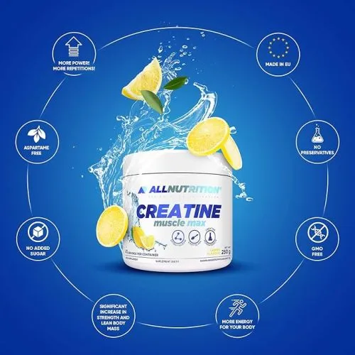 Креатин Allnutrition Creatine Muscle Max 500 г лимон (5902837723938) - фото №4