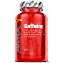 Енергетик Amix Caffeine 200 мг with Taurine 90 капсул (8594159534940)