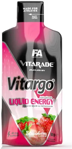 Ізотоніки Fitness Authority Vitarade Vitargo Liquid Energy 60 г полуниця (5902448262956)