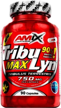 Стимулятор тестостерону Amix TribuLyn 90% 750 мг 90 капсул (8594159532427)
