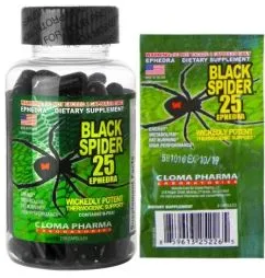 Жиросжигатель Cloma Pharma Black Spider - 100 капс (859613252258)