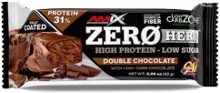 Батончик Amix Low-Carb ZeroHero Protein Bar 65 г 1/15 Подвійний шоколад (8594060005584)