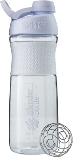 Шейкер Blender Bottle SM з кулькою TWIST 820 мл White (847280052882)