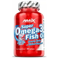 Витамины Amix Super Omega 3 Fish Oil 1000 мг 90 софт гель (8594159533523)