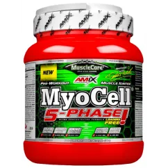 Предтренировочный комплекс Amix MuscleCore™ MyoCell 5 Phase 500 г лимон-лайм (8594159537514)
