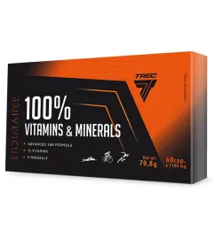 Вітаміни і мінерали Trec Nutrition 100% Vitamins & Minerals 60 капс