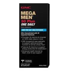Вітаміни GNC MEGA MEN 50 PLUS ONE DAILY 60 капс (48107120382)