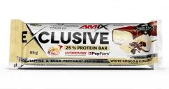 Батончик Amix Exclusive Protein Bar 85 г 1/12 Білий шоколад кокос (8594060004419)