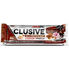 Батончик Amix Exclusive Protein Bar 85 г 1/12 Подвійний голландський шоколад (8594060004365)