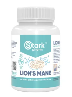 Натуральна добавка Stark Pharm Lions Mane 500 мг 60 капсул (2022-10-0587)