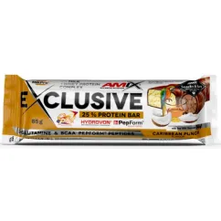 Батончик Amix Exclusive Protein Bar 85 г 1/12 Карибський пунш (8594060004358)