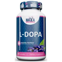 Натуральна добавка Haya Labs L-DOPA Mucuna Pruriens Extract 90 капс (858047007342)