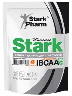 Амінокислота Stark Pharm BCAA 2-1-1/Vit B6 1000 г Grapefruit (2022-09-0045)
