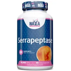 Натуральна добавка Haya Labs Serrapeptase 40000 SPU 90 веган капс (858047007939)