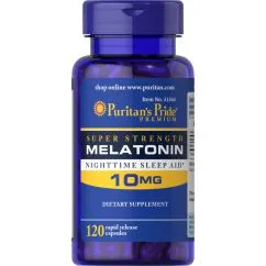 Натуральна добавка Puritan's Pride Melatonin 10 мг 120 таб (100-33-3088830-20)
