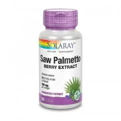 Натуральна добавка Solaray Saw Palmetto berry extract 160 mg 60 капсул (20195-01)
