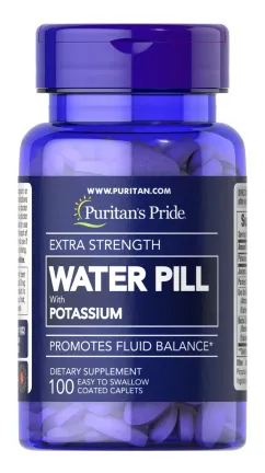 Натуральна добавка Puritan's Pride Extra Strenght Water Pill 100 капсул (21669-01)