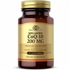 Вітаміни та мінерали Solgar MegaSorb CoQ-10 200 mg 30 sgels (033984009592)