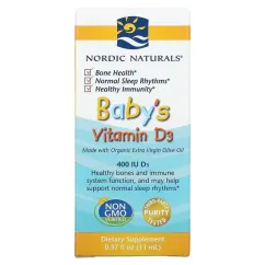 Витамины и минералы Nordic Naturals Baby's Vitamin D3 400IU (10 mcg) 11 ml (768990027321)