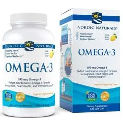 Вітаміни та мінерали Nordic Naturals Omega-3 690 mg 120 soft gels (768990027604)