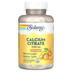 Вітаміни та мінерали Solaray Calcium Citrate chewable 60 chewable (076280045840)