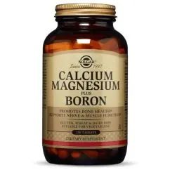 Вітаміни та мінерали Solgar Calcium Magnesium Plus Boron 250 tabs (033984005167)