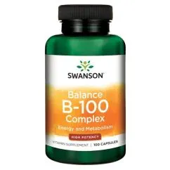 Витамины и минералы Swanson Balance B-100 Complex 100 caps (087614010557)