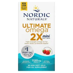 Вітаміни та мінерали Nordic Naturals Ultimate Omega 2X 1120 mg 60 mini soft gels (768990061004)