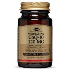 Вітаміни та мінерали Solgar CoQ-10 120 mg vegan 30 veg caps (033984009240)