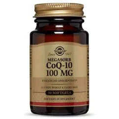 Витамины и минералы Solgar CoQ10 100 mg megasorb 30 softgels (033984009479)