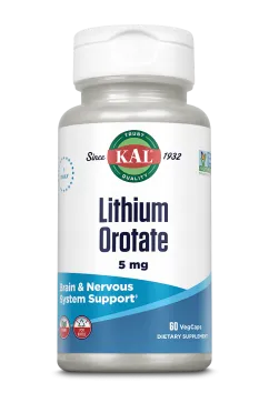 Витамины и минералы KAL Lithium Orotate 5 mg 60 veg caps (19505-01)