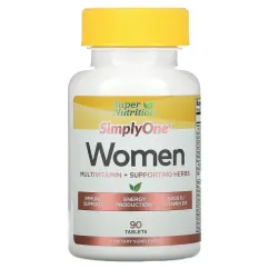Вітаміни та мінерали Super Nutrition Women Multivitamin + Supporting Herbs 90 tab (033739002137)