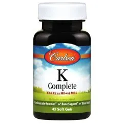 Вітаміни та мінерали Carlson Labs K-Complete 45 softgels (088395104107)