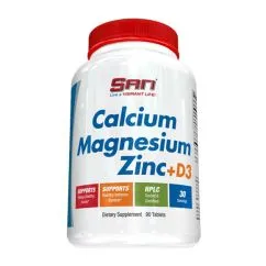 Вітаміни та мінерали SAN Calcium Magnesium Zinc+D3 90 tabs (10850-01)