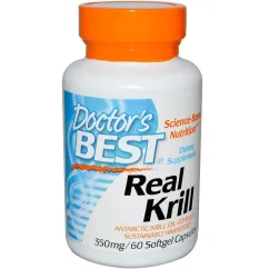 Натуральна добавка Doctor's Best Real Krill Oil 350 mg 60 капсул (20255-01)