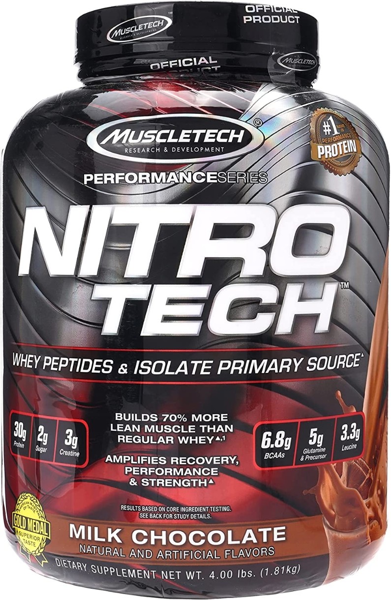Протеїн Muscletech Nitro Tech Performance 1,8 кг milk chocolate (01874-02)