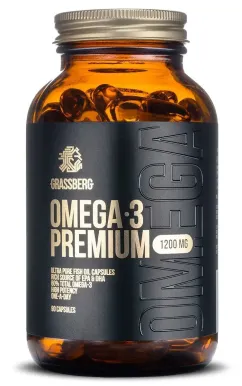 Вітаміни та мінерали Grassberg Omega-3 1200 mg Premium 90 caps (19583-01)