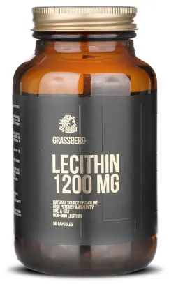 Натуральная добавка Grassberg Lecithin 1200 mg 60 капсул (19599-01)