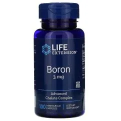 Витамины и минералы Life Extension Boron 3 mg 100 veg caps (737870166115)