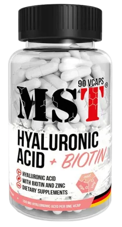 Витамины и минералы MST Hyaluronic Acid + Biotin 90 vcaps (18071-01)