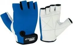 Рукавички для тренувань Sporter Fitness Gloves White/Blue/M size (22521-01)