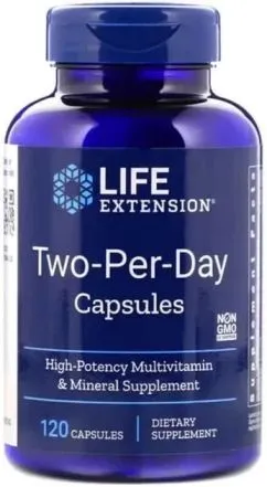 Вітаміни та мінерали Life Extension Two-Per-Day Capsules 120 caps (737870231417)
