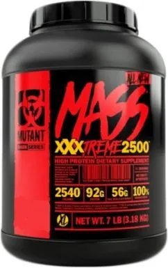 Гейнер Mutant Mass xXxtreme 2500 3.18 kg triple chocolate (10709-03)