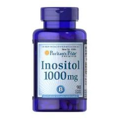 Вітаміни та мінерали Puritan's Pride Inositol 1000 mg 90 caplets (08981-01)