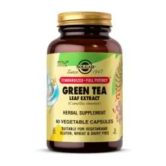 Натуральная добавка Solgar Green Tea Leaf Extract 60 капсул (18724-01)