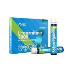 Жироспалювач VPlab L-Carnitine 2500 7*25 мл citrus (02535-01)