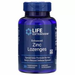 Вітаміни та мінерали Life Extension Enhanced Zinc Lozenges 30 veg lozenges (737870196105)