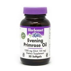 Вітаміни та мінерали Bluebonnet Nutrition Evening Primrose Oil 1300 mg 30 softgels (19787-01)