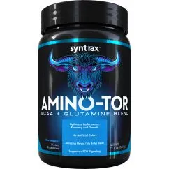 Амінокислота Syntrax Amino Tor blue raspberry 340 g (10999-01)
